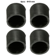 의자 다리 커버 보호 캡 체어 슈즈 소음 방지 바닥 보호 책상 식탁 가구 4 개대 고무, 19mm