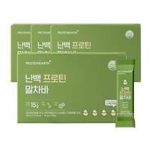 프로틴어스 난백 프로틴바 단백질바 말차, 450g, 4개