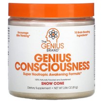 더지니어스브랜드 Genius 컨시어스니스 스노우 콘 81g, 1병