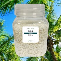 씹을수록 고소함이 가득한 건조 코코넛슬라이스, 300g(용기), 1개, 300g
