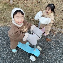 어린이 킥보드장갑 메론스위치 유아 아동 자전거 핸드워머, 블랙