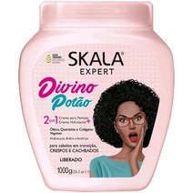 일본직발송 6. SKALA(스칼라) SKALA EXPERT DIVINO POTAO 스칼라 익스퍼트 곱슬머리 트리트먼트 크림 1000, One Size, One Color