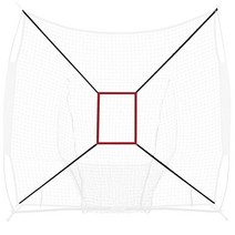 Sharel론 야구 스트라이크 존 타겟 조절 가능한 부착물 소프트볼 투구 17.8x17.8씨엠 CM(7x7인치) 네트 타격 훈련 보조 도구에 적합, Strike Zone Target