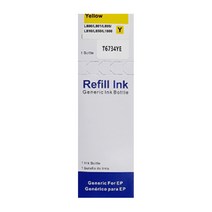 엡손 EPSON 재생잉크 T673 L800 L805 L810 L850 L1800 비정품잉크, 1개, 재생_T6734 노랑
