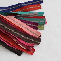 어룸 [5호롤지퍼-100cm] YKK 외발쇠지퍼 메탈지퍼(니켈26컬러), 25 연그레이