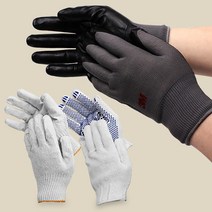 장갑 글러브 코팅 안전 작업 보호 운전 이중 반코팅 손 목장갑 작업용 추천 공업 산업 용 안전 글러브 글로브 특수 재질 기타 물류 손 팔 보호 세이프티 잡화 철물점 항균, 고급형 점박이 장갑(소) 5개