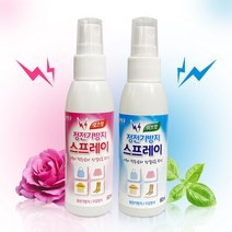 리빙굿 정전기방지 스프레이(60ml 선택) 섬유스프레이, 로즈향