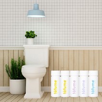휴대용 토일렛퍼퓸 천연 고체 화장실 방향제 에티켓 향수 퍼퓸 토퓸 150정, 레몬유칼립투스30정 x 5개
