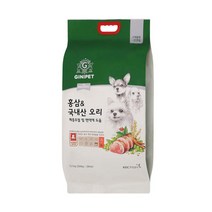 지니펫 더 홀리스틱 홍삼&국내산오리 1.2kg 1개, 오리