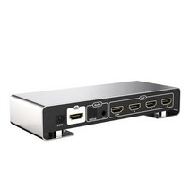 HDMI분배기 선택기 셀렉터 멀티비젼 듀얼 모니터 unnlink uhd 4k 60hz splitter 1 in 4 out converter 동기 전송 오디오 및 비디오 xbox, 스플리터 1x4, 나는 플러그