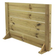 우드파티션 칸막이 가림막 방부목 PT03 (지지대포함), 편백 - 41 x 50 (지지대포함)