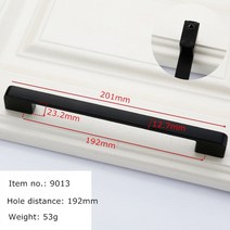 가구 캐비닛 손잡이 및 주방 손잡이 용 검정색 손잡이 서랍 손잡이 캐비닛 손잡이 찬장, 9013-192