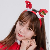 크리스마스 헤어밴드 홈파티 리본머리띠 이벤트머리띠 파자마파티 파티머리띠 할로윈