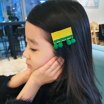 예핀 폼폼이 유아 여아 돌 아기머리핀 초등학생 어린이헤어핀 잔머리똑딱핀 유치원생일답례품