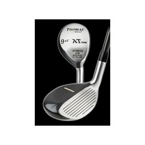 하이브리드 골프 클럽 #9 (42 디그리) w/ Patented Shot Accuracy Technology - by THOMAS, Right-Handed, Seniors