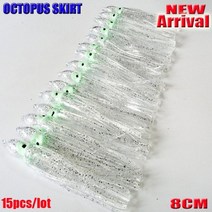 문어낚시대 선상 바낙스 선상대 대 로드 바다루어낚시대 바다낚시대 릴 2018 새로운 낚시 미끼 치마 부드러운 오징어 8CM/10.5CM 16가지 색상 옵션, 42