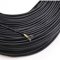 네트워킹 도구 툴 렌카드 네트워크 아답터 랜포트 2510M 28AWG UL2464 피복 와이어 케이블 채널 오디오 라인 2 3 4 5 6 7 8 9 10 코어 절연 구리 신호 제, 없음, Blacke+10 Meters+6 Cores