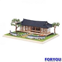 ForU194 목재 입체퍼즐 영공방 디오라마 기와 목재퍼즐 퍼즐만들기 나무퍼즐 퍼즐