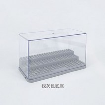 피규어 장식장 쇼케이스 진열 디스플레이 아크릴 애니메이션 전시 컬렉션 디스플레이 투명, 회색 01