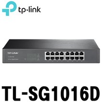 티피링크 TL-SG1016D 기가 16포트 스위칭허브 데스크탑형