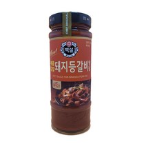 (에이브쇼핑)백설 매콤칼칼 돼지등갈비양념 470g, (상온) 매콤칼칼 돼지등갈비양념 470g x  2개