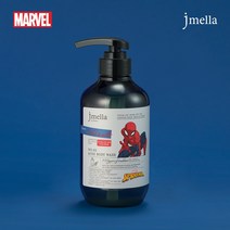 제이멜라 마블 스파이더맨 우드 앤 솔트 아크네 퍼퓸 바디워시 500ml, 3개