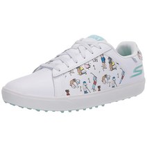 스케쳐스 Skechers 스케처스 여성용 드라이브 도그 스파이크리스 골프화 화이트블루 8 M US 가성비 추천 미국직구