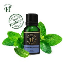 행복숲 100% 천연 아로마오일 페퍼민트 15ml, 행복숲 100% 천연 아로마오일 페