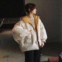 겨울 푹신 러블리 여친룩 데이트룩 데일리 심플 패딩