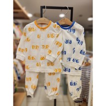 [동아쇼핑] 모이몰른 23년 봄~여름간절기 초특가!! 0~7세내의 순면100% 깜찍한 동물나염 #기본40수 싱글 실내상하@무형광~[M231NNH01P] 글립드릅싱글상하