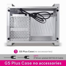 NAS 구축 nasMETALFISH G5 플러스 모든 알루미늄 A4 ITX 케이스 게임 컴퓨터 소형 섀시 지원 2080Ti HTPC, Default Empty Case, Default Empty Case