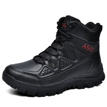 Men Tactical Boots Army Mens Military Desert Waterproof Work Shoes Climbing Hik [G00123250]
