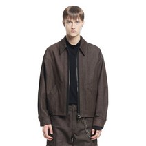 [빠른출고]/메종미네드 [무료반품] LUSTER COMEOUT DENIM TRUCKER BROWN