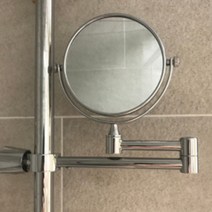 면도거울 면도경 샤워바 면도용 슬라이드바 욕실 이동, 면도경 슬라이드바