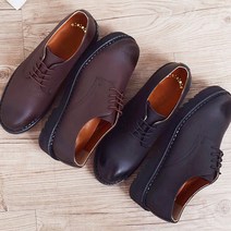 남자단화 웰트 더비슈즈 캐주얼화 남성용 면접 수제 키높이 키작남 4.5cm