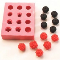 캔들씨 수제-블루 블랙베리 실리콘 몰드 캔들 석고 비누 홈베이킹 데코