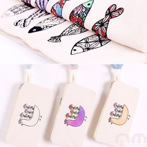 파우치 필통 만들기 중학생 대학생 필통 선물, 물고기파우치, 물고기 파우치