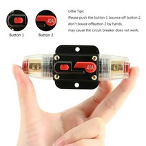 12v 24v 20a 30a 40a 50a 60a 80a 100a auto car bike 스테레오 오디오 태양 에너지 회로 차단기 리셋 퓨즈 인버터 가정용 태양열 사용