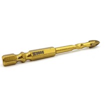 십자 타일드릴 타일 기리 3mm-10mm 비트 육각 나선형 유리구멍, 3.0×70mm