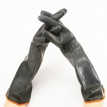 미니멀카 자동차 검정 43cm 세차 고무 장갑, 검정세차장갑(양손), 검정세차장갑(양손)