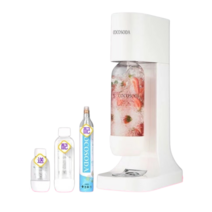 cocosoda 탄산수 제조기 소다메이커 화이트 + 실린더 + 1L전용병 + 500ML전용병 추가증정, SDS901