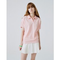 22SS 핑크 퍼피자수 면혼방 반팔카라티셔츠 HSTS2BC55P1