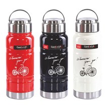 진공보냉병 보온보냉컵 550ml 진공 자전거 보온병, 크림