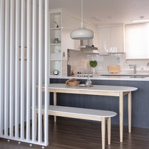 [수도권 5일 로켓배송+신상품 할인] 포더홈 레인 인테리어 가벽 파티션 1142mm (D type), 블랙