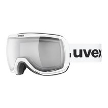 우벡스 고글 스노우보드 스키 UVEX 2100 VPX Goggles -NEW- Spherical Polarized + Photochromic Lens Technology, Shiny White / Cat 2-4 Variomat