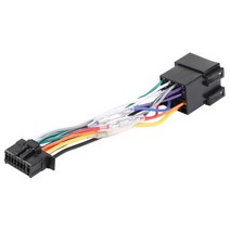 휴대용 배선 하네스 커넥터 스테레오 카 라디오 ISO 16 핀 PI100 For Pioneer 2003-on, 01 Black