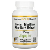 캘리포니아 골드 뉴트리션 프랑스산 해송 껍질 추출물 100mg x 180캡슐, 60개
