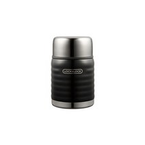 락앤락 웨이브 보온 죽통, 검정 x1개, 550ml