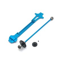 RC카 WLtoys 124016 124017 124018 124019 RC 자동차 금속 부품 2 층 슬래브 및 변속기 어셈블리 업그레이드 수정, 02 파란