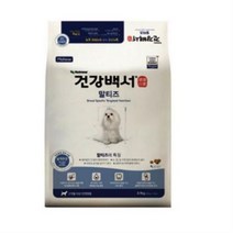 건강백서 전연령 생선 말티즈 기능성사료, 6개, 3.9kg